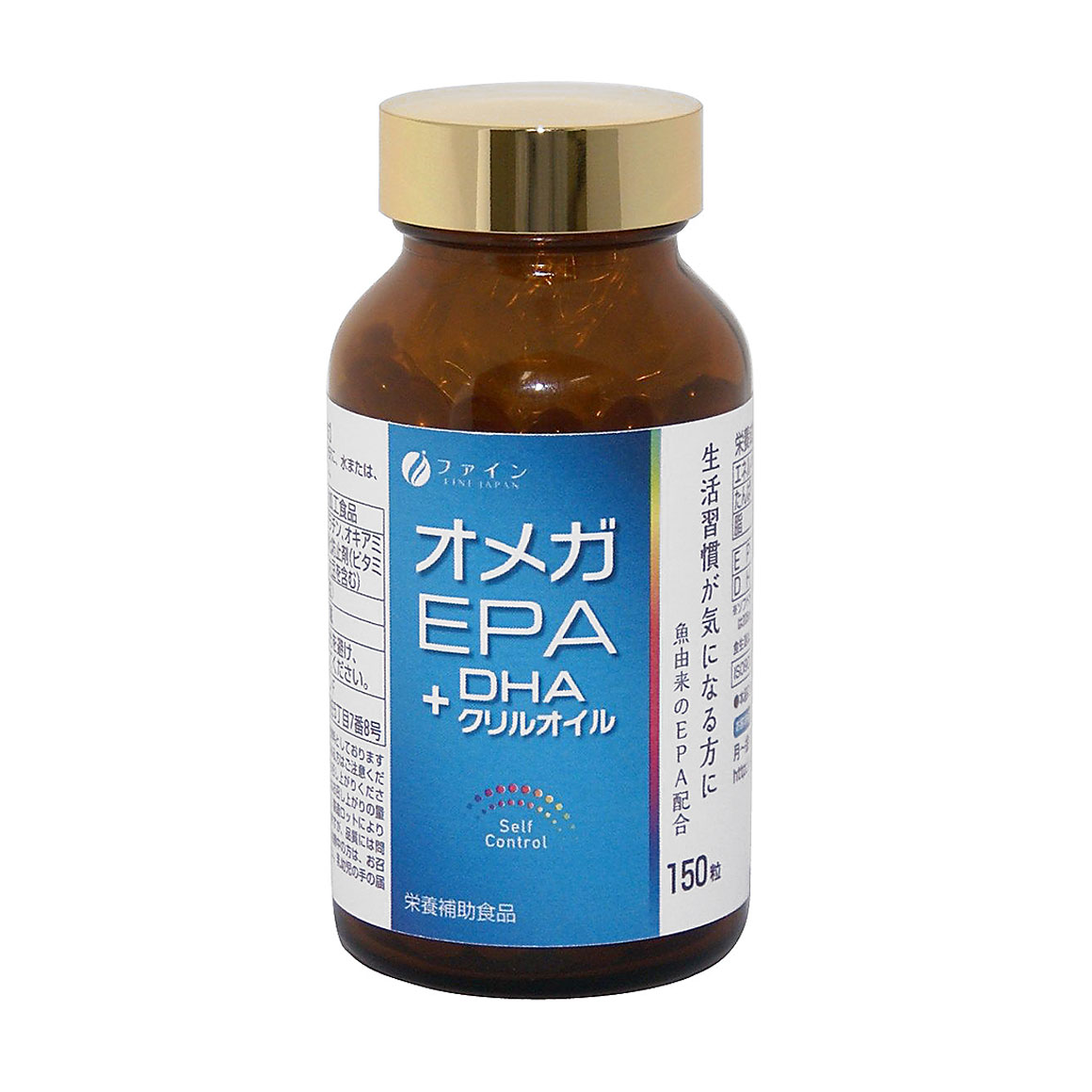 Уцінка! Омега-3 Fine Japan Omega + EPA + DHA, 150 капсул